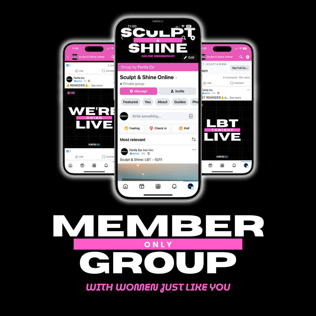 Sculpt & Shine Online Membership